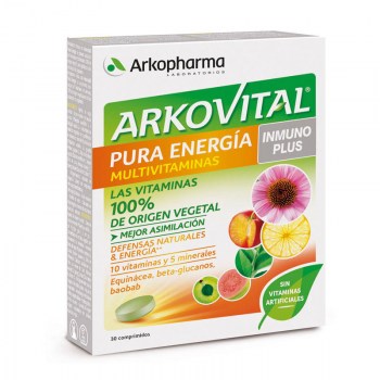 arkovital pura energia inmunoplus 30 comprimidos