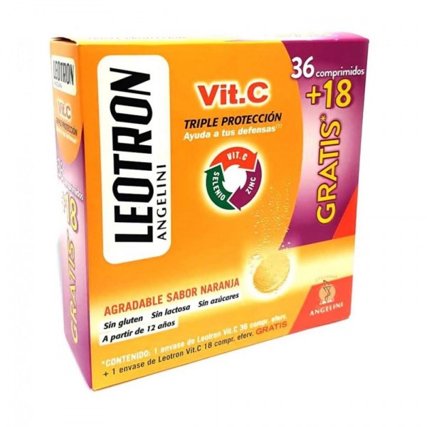 leotron vitamina c 36 18 comprimidos